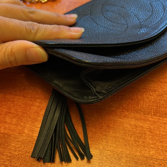 CHANEL Vintage Wallet on Chain Caviar Crossbody Authentic - Picture 16 of 17